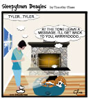 Sleepytown beagle cartoon