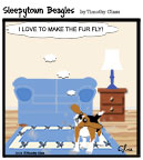 Sleepytown beagle cartoon