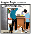 Sleepytown beagle cartoon