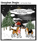 Sleepytown beagle cartoon