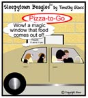 Sleepytown beagle cartoon