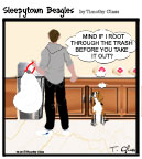 Sleepytown beagle cartoon