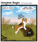 Sleepytown beagle cartoon