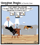 Sleepytown beagle cartoon