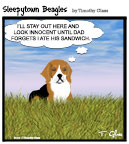 Sleepytown beagle cartoon