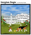 Sleepytown beagle cartoon