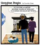 Sleepytown beagle cartoon