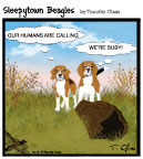 Sleepytown beagle cartoon