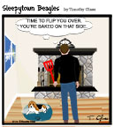 Sleepytown beagle cartoon