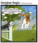 Sleepytown beagle cartoon