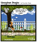 Sleepytown beagle cartoon