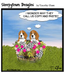 Sleepytown beagle cartoon