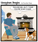 Sleepytown beagle cartoon