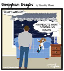 Sleepytown beagle cartoon