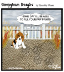 Sleepytown beagle cartoon