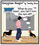 Sleepytown beagle cartoon