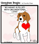 Sleepytown beagle cartoon