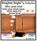 Sleepytown beagle cartoon