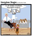 Sleepytown beagle cartoon