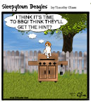 Sleepytown beagle cartoon