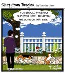 Sleepytown beagle cartoon