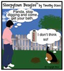 Sleepytown beagle cartoon