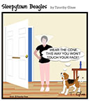 Sleepytown beagle cartoon