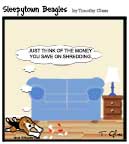 Sleepytown beagle cartoon