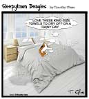 Sleepytown beagle cartoon