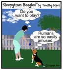 Sleepytown beagle cartoon