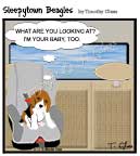 Sleepytown beagle cartoon