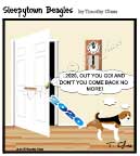 Sleepytown beagle cartoon