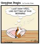 Sleepytown beagle cartoon