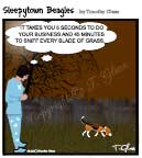 Sleepytown beagle cartoon