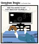 Sleepytown beagle cartoon