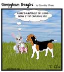 Sleepytown beagle cartoon