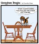 Sleepytown beagle cartoon