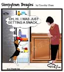 Sleepytown beagle cartoon