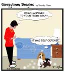 Sleepytown beagle cartoon