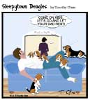 Sleepytown beagle cartoon