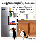 Sleepytown beagle cartoon