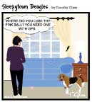 Sleepytown beagle cartoon