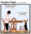 Sleepytown beagle cartoon