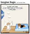 Sleepytown beagle cartoon