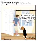 Sleepytown beagle cartoon