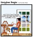 Sleepytown beagle cartoon