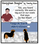 Sleepytown beagle cartoon