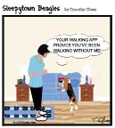 Sleepytown beagle cartoon