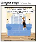 Sleepytown beagle cartoon