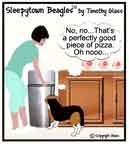 Sleepytown beagle cartoon